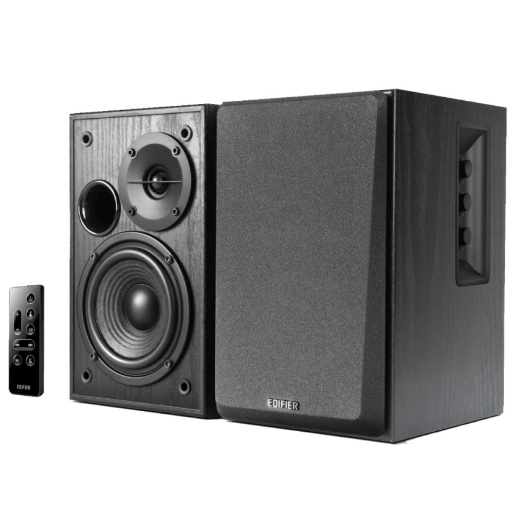 Edifier R1580MB Active 2.0 Bookshelf Speakers | 42W RMS | Bluetooth | Dual Mic Input | MDF Wooden Cabinet