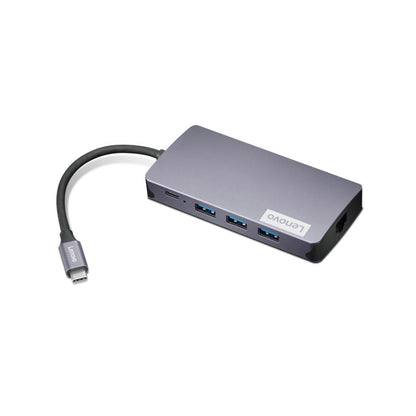 Lenovo 150 USB-C Travel Dock | 4K HDMI | VGA | Gigabit Ethernet | USB-A | USB-C Power Pass-Through | SD & TF Card Reader | 100W Charging