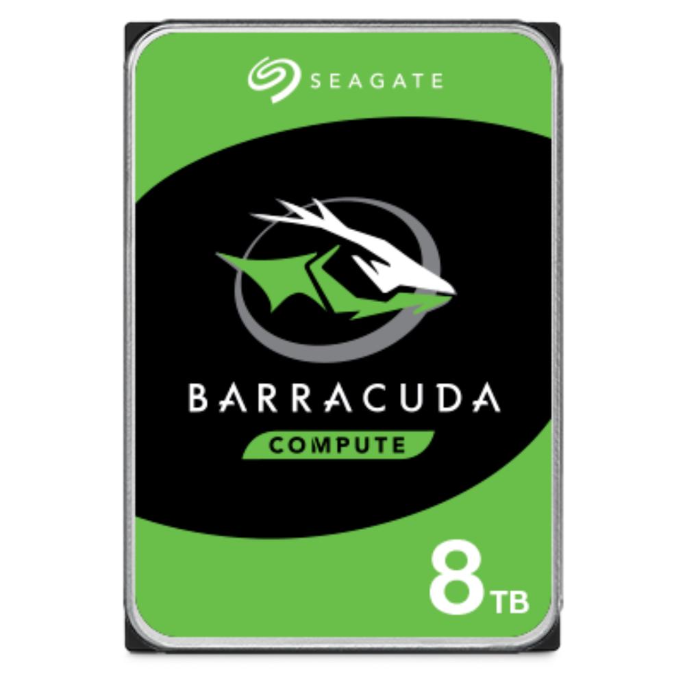 Seagate BarraCuda 3.5" Hard Drive | 1TB–24TB, SATA, 7200 RPM | Multi-Tier Caching Technology
