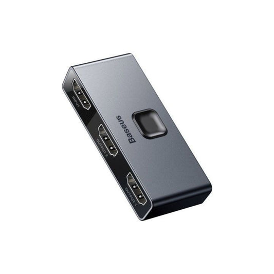 Baseus HUB Matrix | 4K@30Hz HDMI Splitter (2-in-1 or 1-in-2) Space Gray CAHUB-BC0G