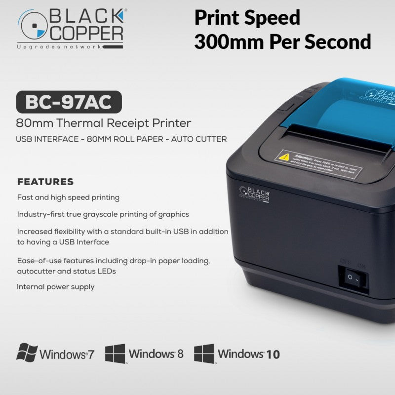 Black Copper BC-97AC | Thermal Receipt Printer 80mm