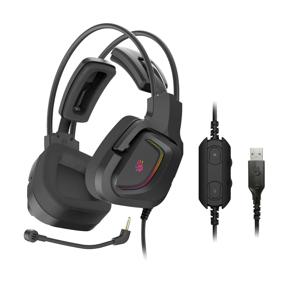 Bloody G575 Pro | Virtual 7.1 Surround Sound Gaming Headphone – Grey USB Edition