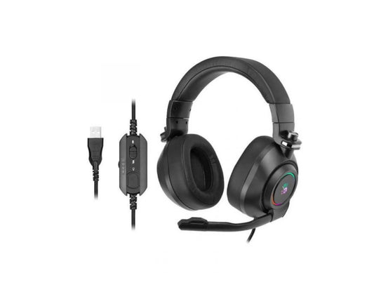 Bloody G580 | RGB 7.1 Virtual Surround Sound HiFi Gaming Headphone – Black USB Edition