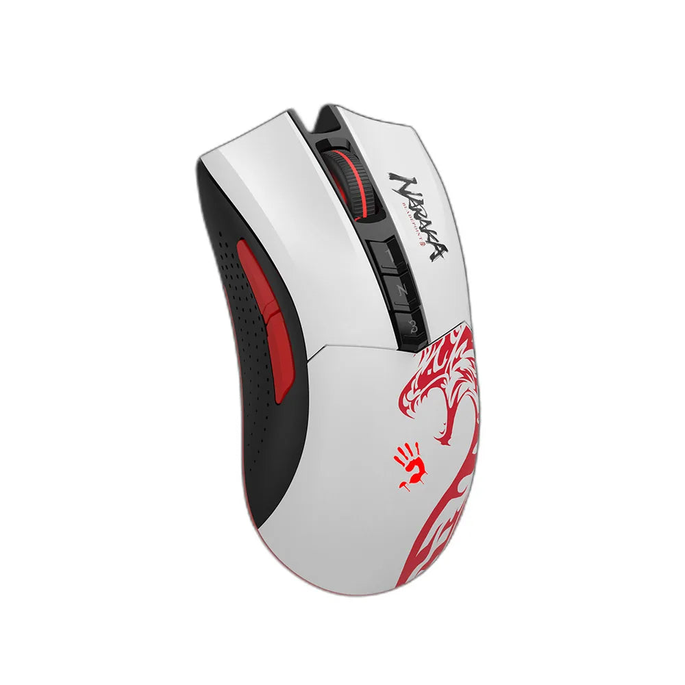 Bloody R90 Plus | Naraka / Stone Black Edition – 2.4GHz Wireless Gaming Mouse (Activated USB)