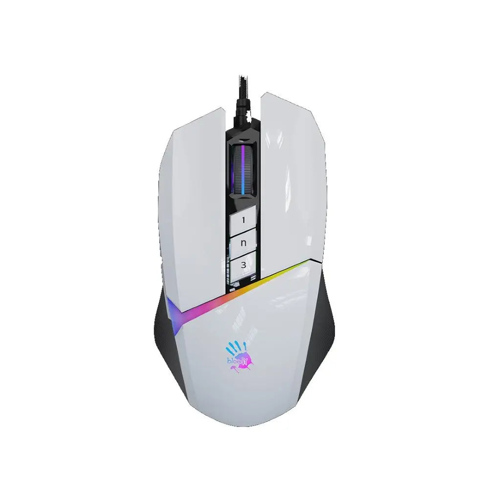 Bloody W60 Max | Esports Gaming Mouse – Stone Black / Panda White (Activated USB, BC3332‑A, 10,000 CPI)