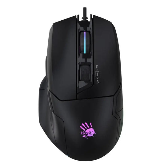 Bloody W70 Max | RGB Gaming Mouse – 10,000 CPI, USB Black