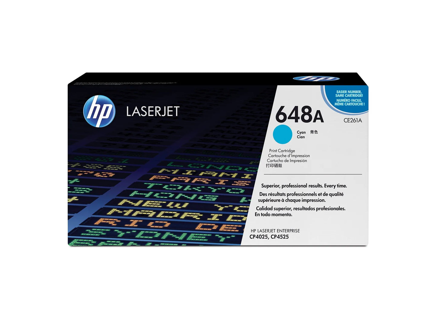 HP 648A Cyan Original LaserJet Toner Cartridge | CE261A