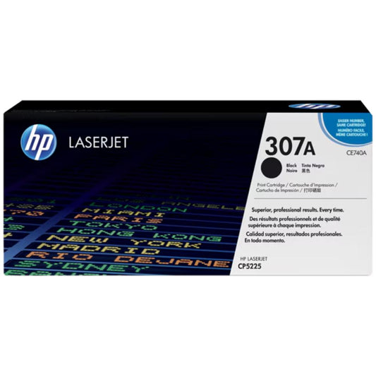 HP 307A Original LaserJet Toner Cartridge | Complete CMYK Set (Black, Cyan, Magenta, Yellow)