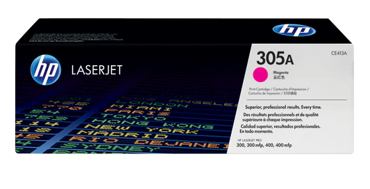 HP 305A Magenta Original LaserJet Toner Cartridge (CE413A)