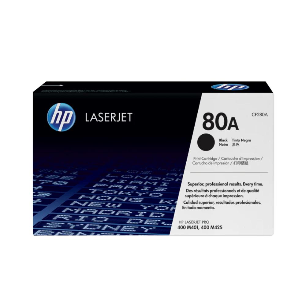 HP 80A Black Original LaserJet Toner Cartridge | CF280A