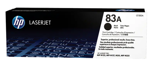 HP 83A Black Original LaserJet Toner Cartridge | CF283AB