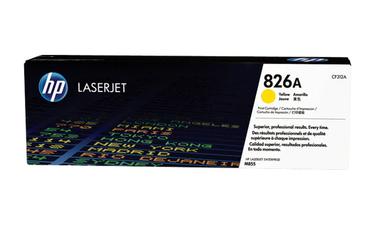 HP 826A Yellow Original LaserJet Toner Cartridge | CF312A