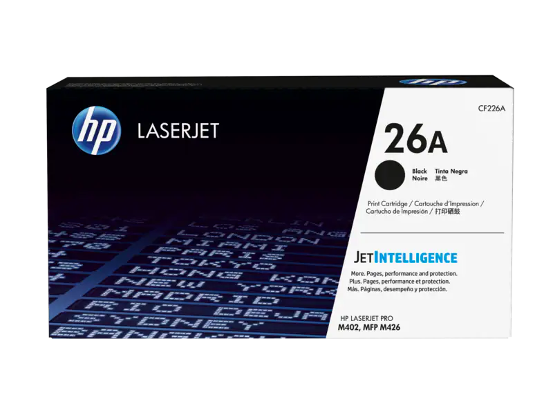 HP 26A Black Original LaserJet Toner Cartridge | CF226A