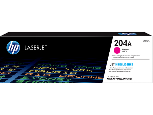 HP 204A Magenta Original LaserJet Toner Cartridge | CF513A