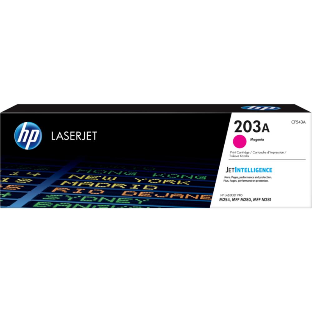 HP 203A Original LaserJet Toner Cartridge | Black, Cyan, Magenta & Yellow | JetIntelligence | 1,300–1,400 Pages