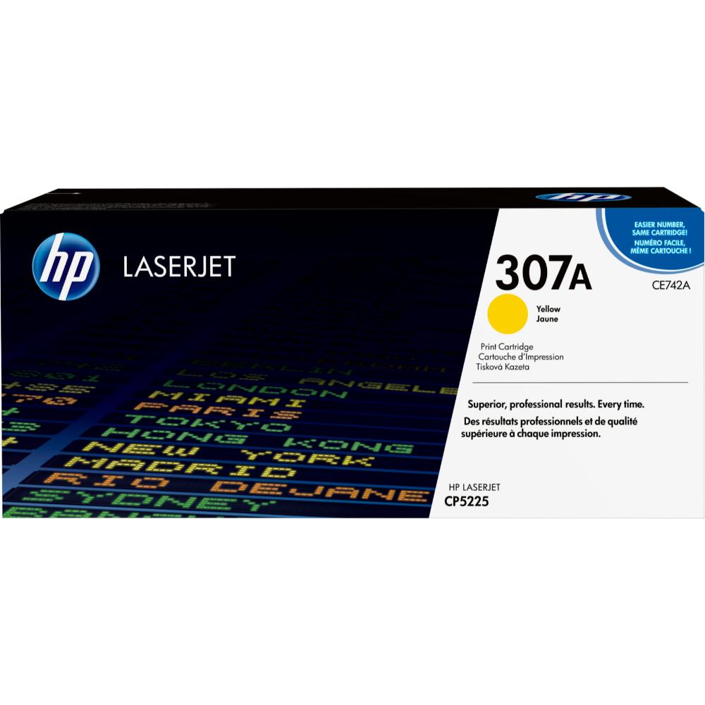 HP 307A Original LaserJet Toner Cartridge | Complete CMYK Set (Black, Cyan, Magenta, Yellow)