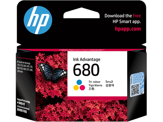 HP 680 Tri-color Original Ink Advantage Cartridge