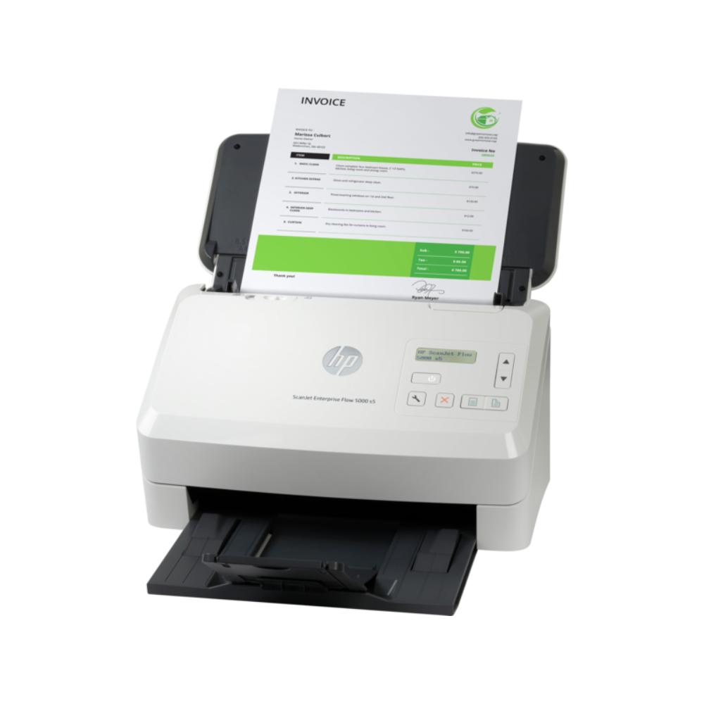 HP ScanJet Enterprise Flow 5000 s5 | High-Speed Document Scanner for Efficient Workflow