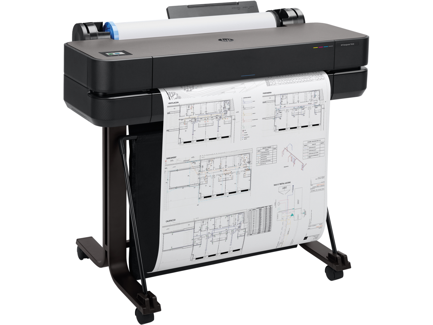 HP DesignJet T630 | Large Format Wireless Plotter Printer | 24" with Mobile Printing