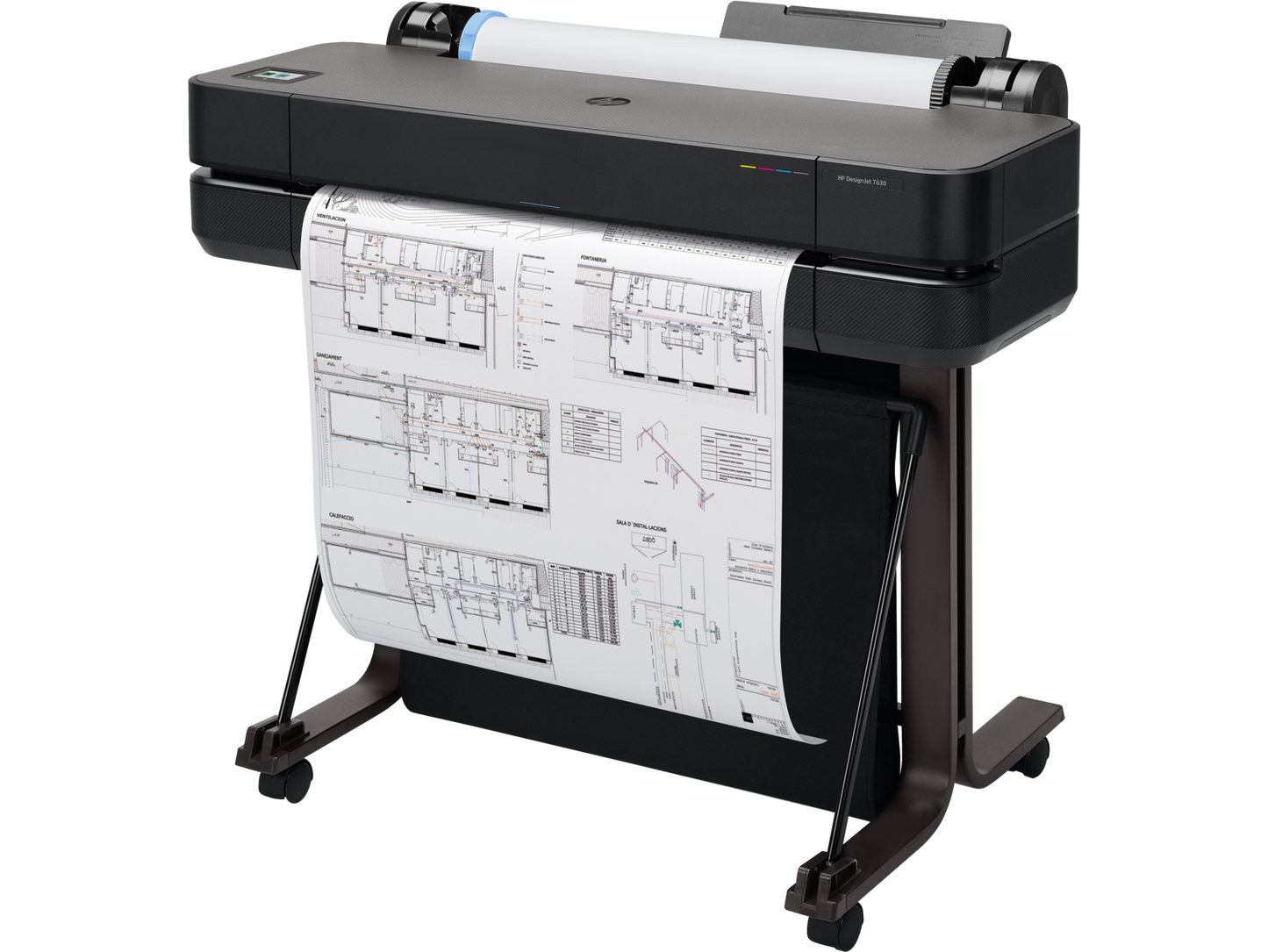 HP DesignJet T630 | Large Format Wireless Plotter Printer | 24" with Mobile Printing