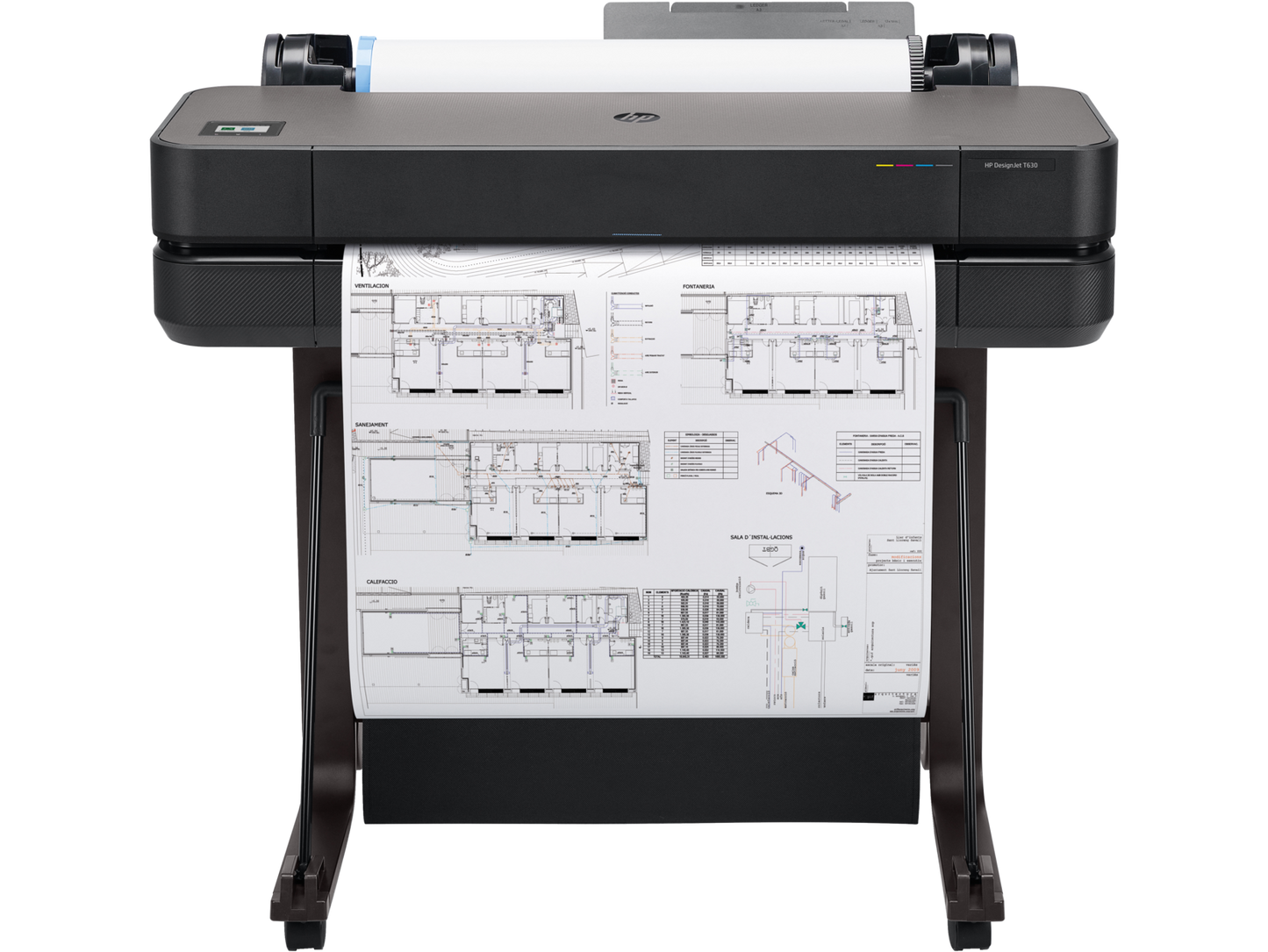 HP DesignJet T630 | Large Format Wireless Plotter Printer | 24" with Mobile Printing