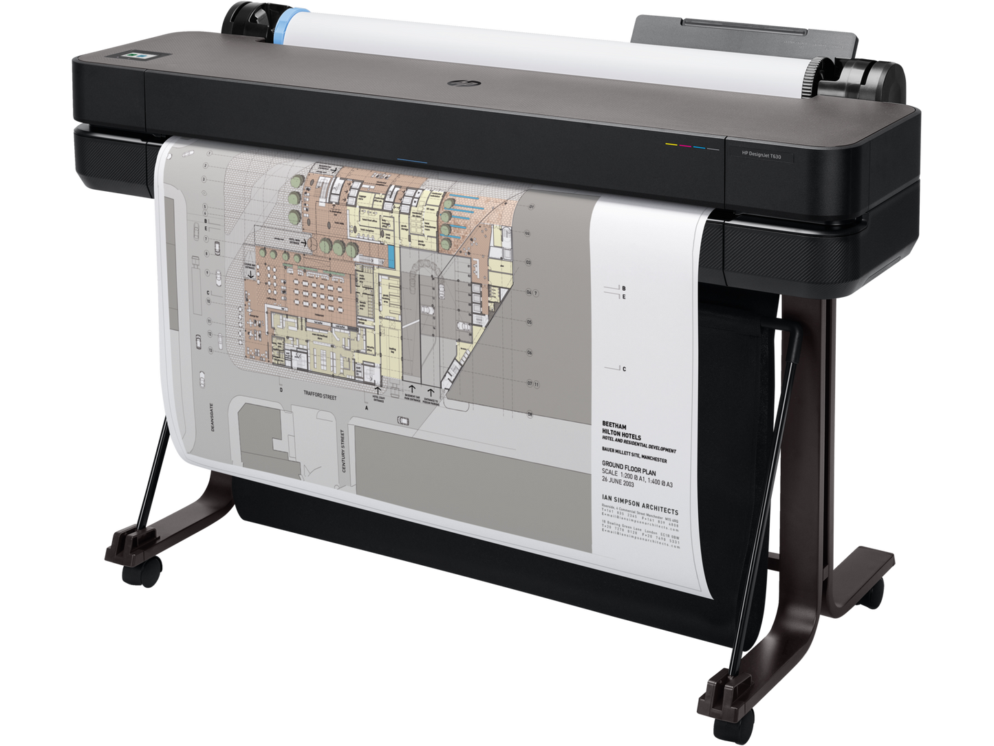 HP DesignJet T630 | Large Format Wireless Plotter Printer | 36" inch