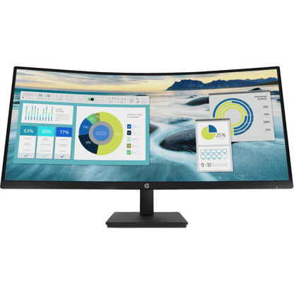 HP P34hc G4 | WQHD USB-C Curved Monitor | Immersive Viewing with Advanced Connectivity