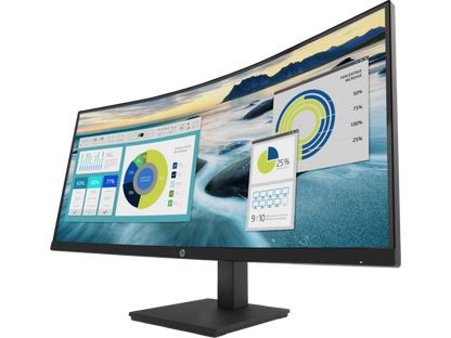 HP P34hc G4 | WQHD USB-C Curved Monitor | Immersive Viewing with Advanced Connectivity