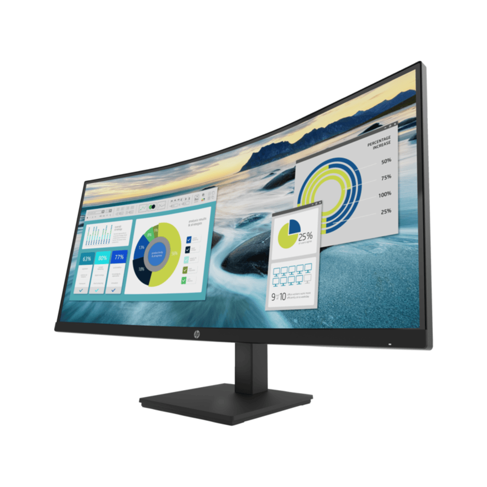 HP P34hc G4 | WQHD USB-C Curved Monitor | Immersive Viewing with Advanced Connectivity