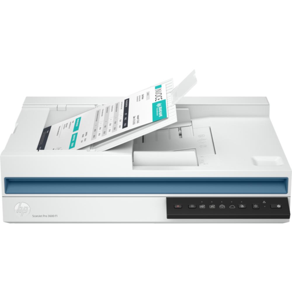 HP ScanJet Pro 3600 f1 | 40ppm High-Speed Flatbed Scanner with 50-Sheet ADF, 600 dpi, USB 3.0