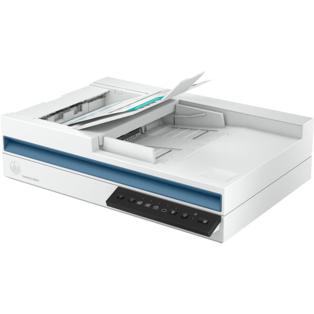HP ScanJet Pro 3600 f1 | 40ppm High-Speed Flatbed Scanner with 50-Sheet ADF, 600 dpi, USB 3.0