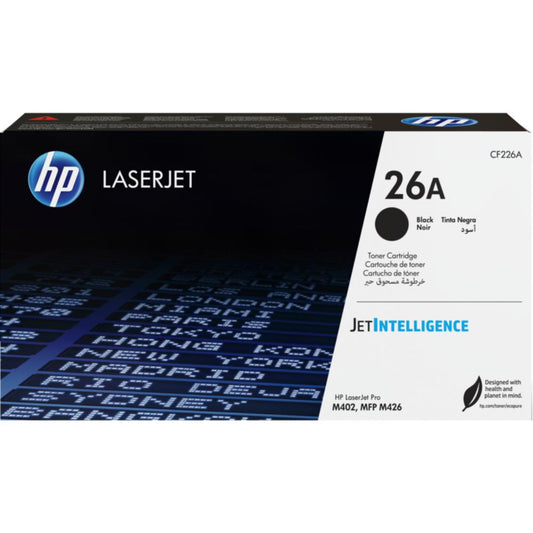 HP 26A Black Original LaserJet Toner Cartridge (CF226A)