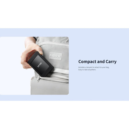 Lexar® SL500 Portable SSD with Magnetic Set | Up to 2000MB/s Read | USB 3.2 Gen 2x2 | MagSafe-Compatible Portable SSD