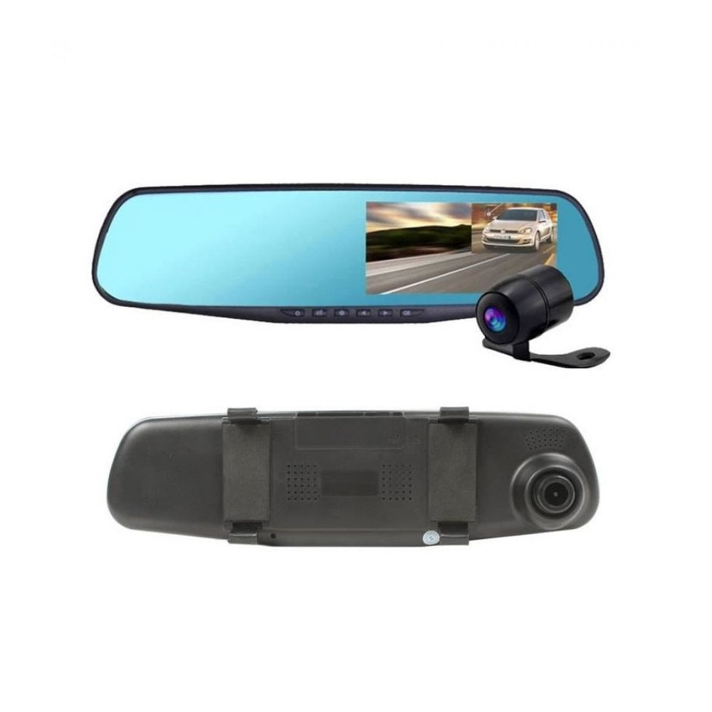 Car DVR Mirror Dual Camera | Front & Back | 1080p Full HD