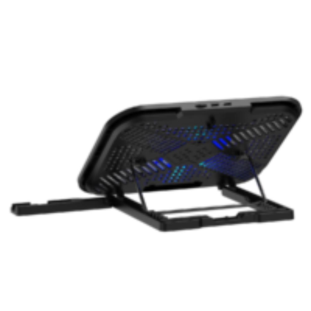 Rapoo CF100 Laptop Cooling Pad | 6 Adjustable Angles | 130mm Cooling Fan | Quiet Operation | Up to 14-Inch Laptops