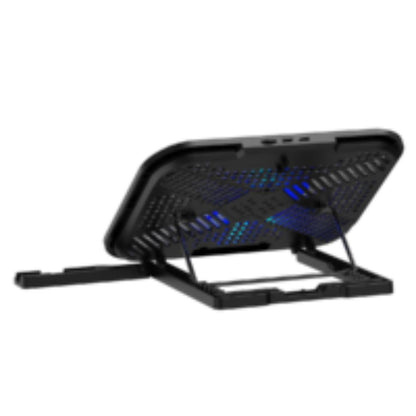 Rapoo CF100 Laptop Cooling Pad | 6 Adjustable Angles | 130mm Cooling Fan | Quiet Operation | Up to 14-Inch Laptops