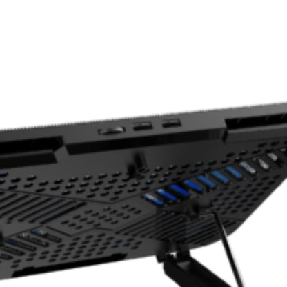 Rapoo CF200 Laptop Cooling Pad | Dual 100mm Cooling Fans | 6 Adjustable Angles | Quiet Operation | Up to 14-Inch Laptops