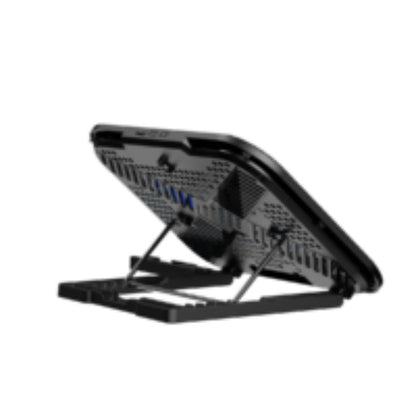 Rapoo CF200 Laptop Cooling Pad | Dual 100mm Cooling Fans | 6 Adjustable Angles | Quiet Operation | Up to 14-Inch Laptops
