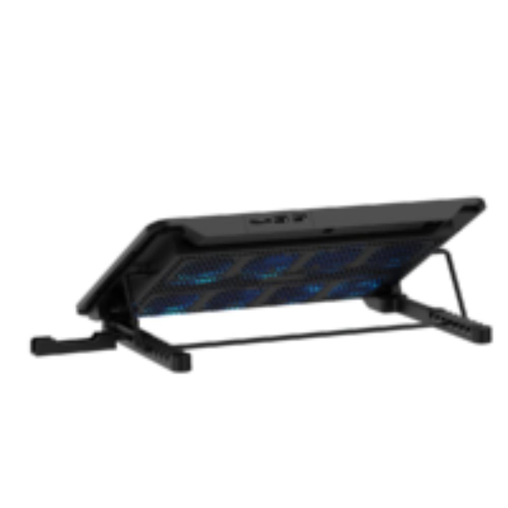 Rapoo CF300 Laptop Cooling Pad | 8 Cooling Fans | 7 Adjustable Angles | Up to 17-Inch Laptops