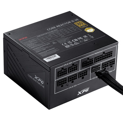 XPG CORE REACTOR II VE 750W 80+ Gold Power Supply | ATX 3.1 PSU with 12V-2x6 Connector