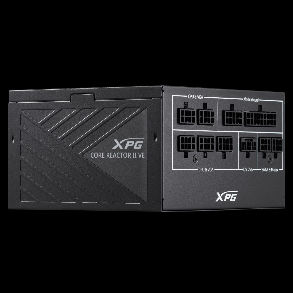 XPG CORE REACTOR II VE 750W 80+ Gold Power Supply | ATX 3.1 PSU with 12V-2x6 Connector