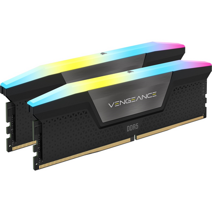 CORSAIR VENGEANCE® | RGB 64GB (2x32GB) DDR5 DRAM 6000MT/s CL30 | AMD EXPO & Intel XMP Memory Kit