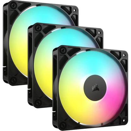 Corsair RS120 ARGB 120mm PWM Fans – Triple Pack | Smart Cooling with Streamlined RGB and Cable Management