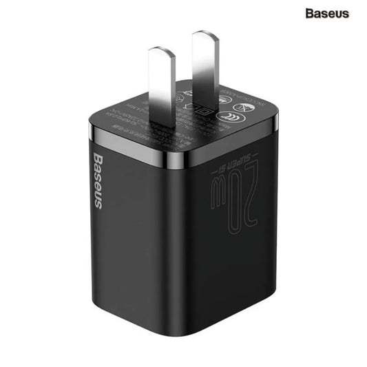 BASEUS SI | 20W Fast Charger (USB‑C, CN Pin, White) – Model CCSUP‑A02