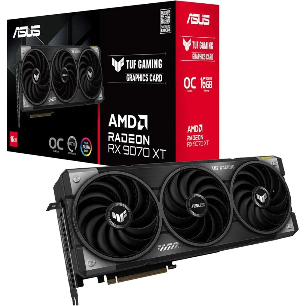 ASUS TUF Gaming Radeon RX 9070 XT 16GB | AMD RDNA 3 Architecture