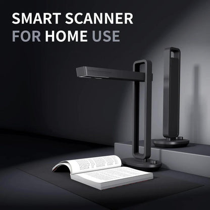 CZUR Aura | 14MP Book & Document Scanner | A3 Scanning | 2-Second Dual-Page Scan | Curve Flattening | 2" TFT Preview Screen | ABBYY OCR (180+ Languages) | Smart Lamp
