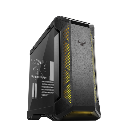 ASUS TUF Gaming GT501 | GAMING Case Supports Up To EATX With Metal Front Panel | BLACK - WHITE