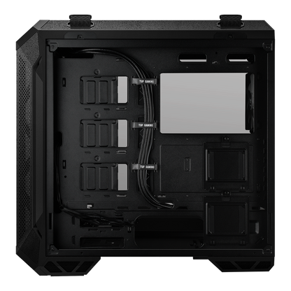 ASUS TUF Gaming GT501 | GAMING Case Supports Up To EATX With Metal Front Panel | BLACK - WHITE