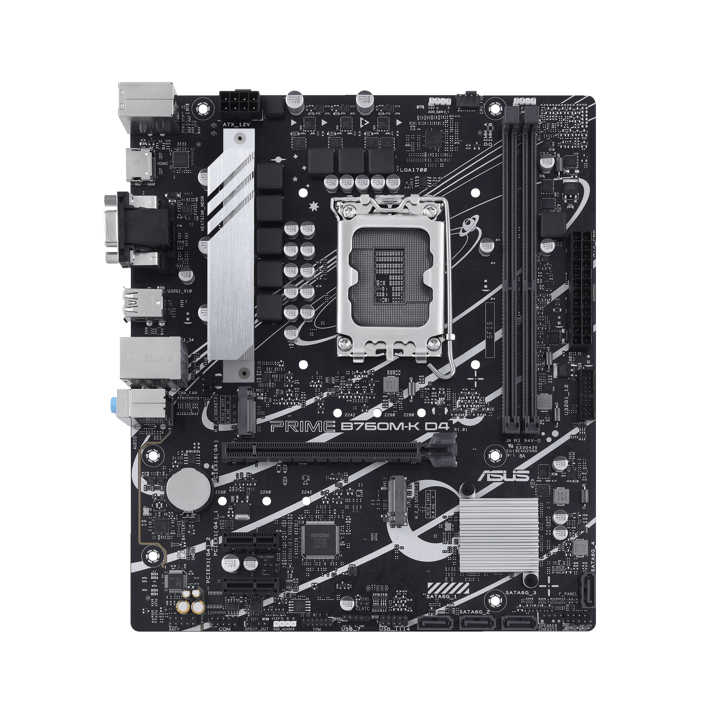 ASUS Prime B760M-K D4 | Intel® B760 LGA 1700 mATX Motherboard