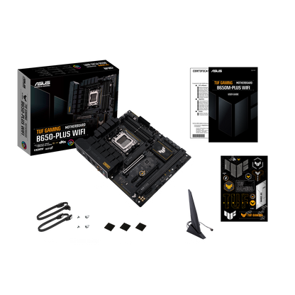 ASUS TUF GAMING B650-PLUS WIFI | AM5 ATX Gaming Motherboard with DDR5, PCIe 5.0, Wi-Fi 6 & Military-Grade Durability